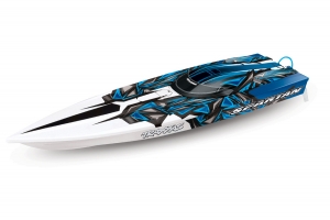 Радиоуправляемый катер TRAXXAS Spartan TSM TRA57076-4-BL (синий)
