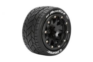 Колеса в сборе Louise Rc для автомоделей 1/10 STADIUM TRUCK HEX 12mm (2шт) L-T3311SB