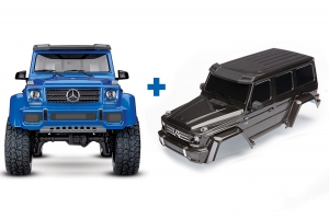 Радиоуправляемая машина для троффи TRX-4 Mercedes G 500 1:10 4WD Scale and Trail Crawler (в комплекте два кузова: черный и синий)