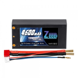 Аккумулятор Zeee Power 2s 7.4v 4600mah 100c (Short)