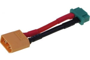 Переходник MPX папа - XT60 мама 12AWG, 40 мм