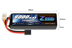Аккумулятор Zeee Power LIPO 4S 100C 9000mah(FOR X-MAXX) zeee-9000-4s-100c
