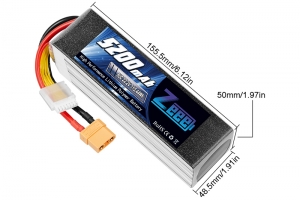Аккумулятор Zeee Power LIPO 6S 80C 5200mah zeee-5200-6s-80c