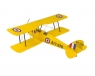 Радиоуправляемый самолет для сборки DW-Hobby Havilland DH.82 Tiger Moth 0.8м ARF (приемник DSMX/2) - SCG3905-444