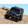 Радиоуправляемая модель машины для троффи TRAXXAS TRX-4 1:10 Land Rover 4WD Scale and Trail Crawler Winch D110 (черный, лебедка в комплекте)