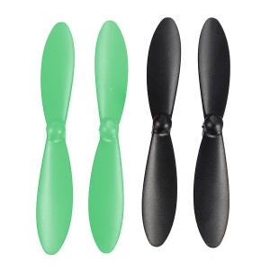 Hubsan Воздушный винт для моделей квадрокоптеров Hubsan X4 (4 шт, черный-зеленый)