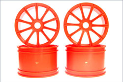 Kyosho Ten-Spoke Wheel (Orange/ST-R/4pcs)