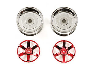Tamiya Диски 1/10 - 6spk Red Whl 26мм Off+4 (2шт)