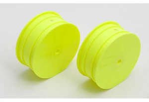Associated Диски передние багги 1/10 - B44 Желтые 2.2" (2шт)
