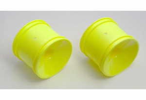 Associated Диски трак 1/10 задние - T4/GT2 , yellow. 2шт (Not for Posi-Lock Quick Change rear axles.)