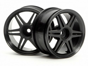 HPI Диски 1/10 - 12 SPOKE CORSA BLACK 26MM (3MM OFFSET) 2шт