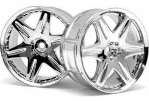 HPI Диски 1/10 - LP32 WORK LS406 CHROME (2шт)