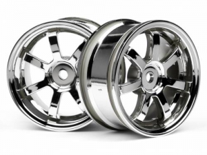 HPI Диски 1/10 - MAG7 26mm CHROME (вынос 0mm) 2шт