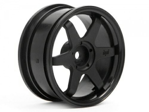 HPI Диски 1/10 - TE37 26MM BLACK (3MM OFFSET) 2шт