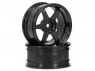 HPI Диски 1/10 - TE37 26MM BLACK (6MM OFFSET) 2шт