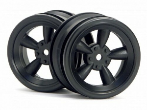 HPI Диски 1/10 - VINTAGE 5 SPOKE 26MM BLACK (0MM OFFSET) 2шт