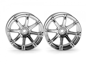 HPI Диски 1/10 - WORK EMOTION XC8 26мм CHROME (6мм OFFSET)