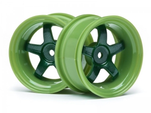 HPI Диски 1/10 - WORK MEISTER S1 Зелениы (6мм OFFSET/2шт)