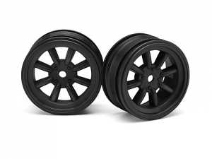 HPI Диски 1/10 мини - MX60 8 SPOKE BLACK (вынос 0mm/ 2шт)