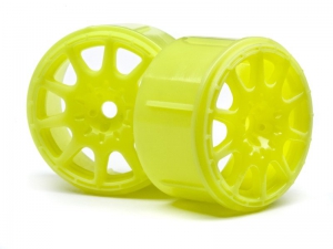 HPI Диски 1/18 - MICRO RALLY 17мм YELLOW (4шт)