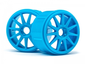 HPI Диски 1/18 - SPEEDLINE CORSE TURINI 17мм CYAN (4шт)
