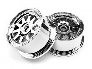 HPI Диски SC 1/5 - TR-10 CHROME (120x60mm / -4mm OFFSET) 2шт