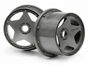 HPI Диски багги 1/5 - задние SUPER STAR GUNMETAL (120x75mm) 2шт