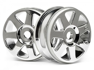 HPI Диски багги 1/8 - V7 CHROME / 42x83mm (2шт)