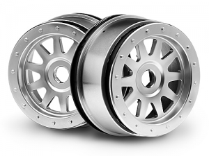 HPI Диски ралли 1/5 - TR10 MATTE CHROME (120x60мм/2шт)