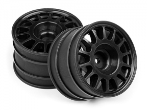 HPI Диски ралли 1/8 - WR8 BLACK (48X33MM) 2шт