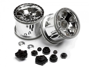HPI Диски трак 1/10 - WARLOCK CHROME (2.2in/ 2шт)
