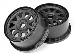 HPI Диски трак 1/5 - TR-10 BLACK (120x65mm/-10mm OFFSET) 2шт