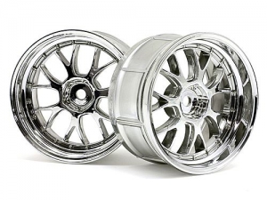 HPI Диски туринг 1/10 - LP32 LM-R CHROME (6mm offset) 2шт