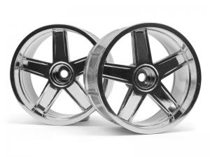 HPI Диски туринг 1/10 - LP35 MF TYPE Хром (9мм OFFSET/2шт)
