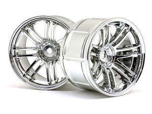 HPI Диски туринг 1/10 - LP35 RAYS VOLK RACING RE30 CHROME (9mm OffSet) 2шт