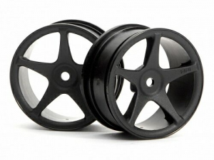 HPI Диски туринг 1/10 - SUPER STAR 26mm BLACK (1MM OFFSET) 2шт