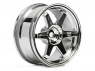 HPI Диски туринг 1/10 - TE37 26MM (CHROME/ вынос 3MM) 2шт