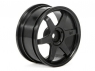 HPI Диски туринг 1/10 - TE37 26MM BLACK (0MM OFFSET) 2шт