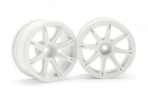 HPI Диски туринг 1/10 - WORK EMOTION XC8 26мм WHITE (вынос 6мм) 2шт