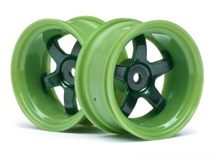 HPI Диски туринг 1/10 - WORK MEISTER S1 GREEN (9мм OFFSET/2шт)