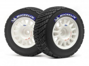 HPI Колеса в сборе - WR8 RALLY OFF-ROAD WHITE (2шт)