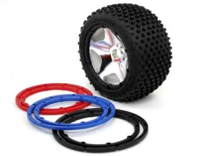 HPI Кольца крепления шин на диски 1/5 (BLACK/For 2 WHEELS)