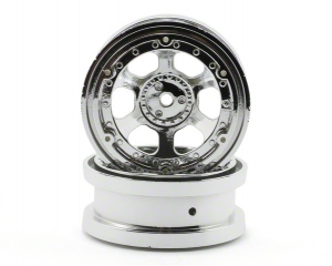 Losi Диски краулер 1/10 - 2.2 бедлок, хром (2шт): CCR