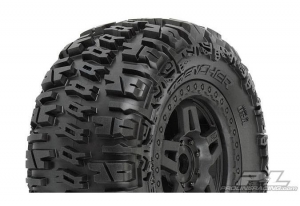Proline Колеса в сборе трак 1/8 - Trencher 3.8” (40 серия) диски Tech 5 Black (2шт)