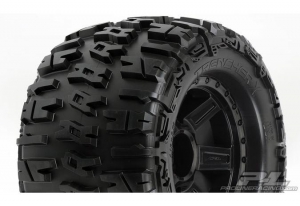 Proline Колеса в сборе трак 1/8 - Trencher X 3.8" (1/2 offset) (2шт) hex17mm