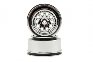 RPM Revolver Rear Wheels Chrome Nitro Slash
