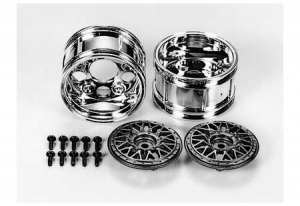 Tamiya Диски составные - 1/10 Wide Mesh Wheels (2шт)