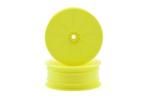 AKA Racing 1:10 BUGGY 2WD FRONT WHEEL YELLOW (AE-KYO)
