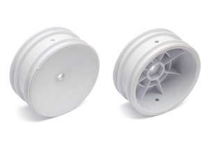 Associated Диски багги 1/10 передние ( hex=12мм, белые) 2шт