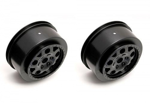 Associated Диски передние шорт 1/10 - SC10 KMC , black (2шт)